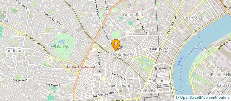 localisation de l'entreprise SCI DU 99 101 RUE DAVID JOHNSTON  BORDEAUX