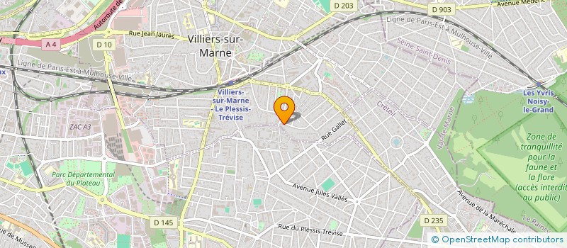 localisation de l'entreprise SCI DU 99 GRANDE RUE  VILLIERS-SUR-MARNE