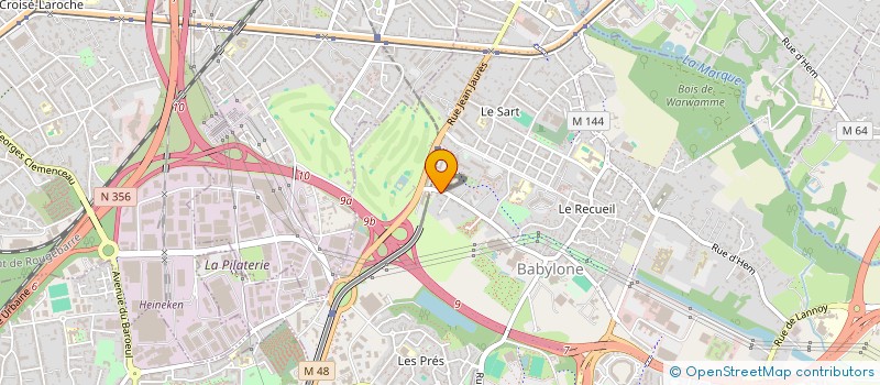 localisation de l'entreprise SCI DU 99 R LOUIS CONSTANT à VILLENEUVE-D'ASCQ