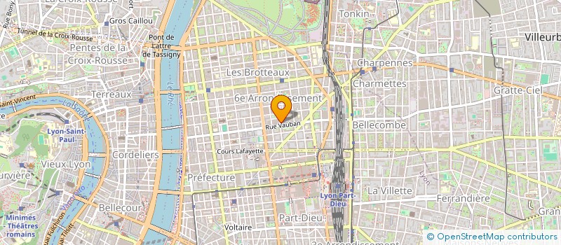 localisation de l'entreprise SCI DU 99 RUE TETE D OR  LYON