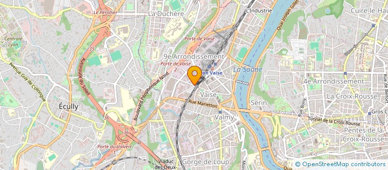 localisation de l'entreprise SCI DU 9EME  LYON