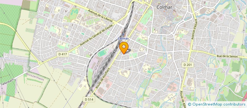 localisation de l'entreprise SCI DU AMTHOF  COLMAR