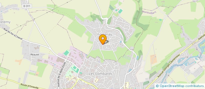 localisation de l'entreprise SCI DU-AU  FONTENAY