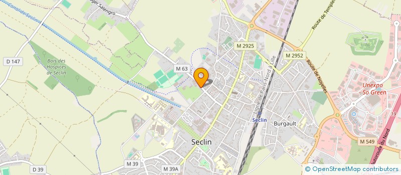 localisation de l'entreprise SCI DU BAC à SECLIN