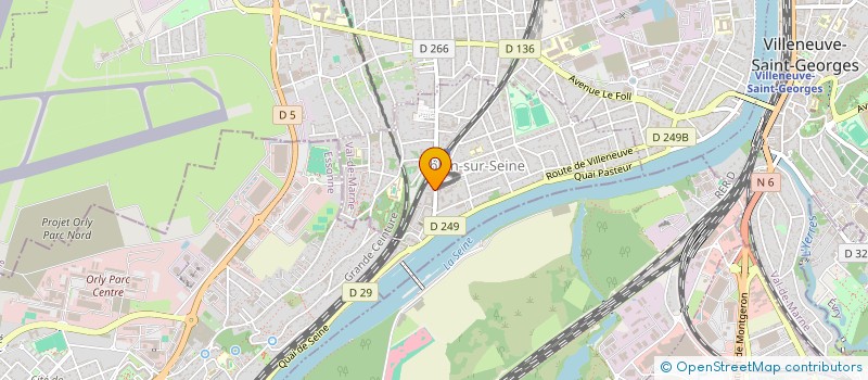 localisation de l'entreprise SCI DU BAC  ABLON-SUR-SEINE