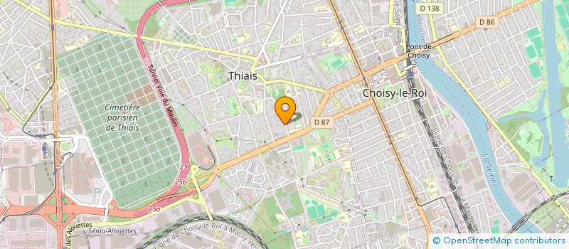 localisation de l'entreprise SCI DU BAC à THIAIS