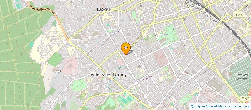 localisation de l'entreprise SCI DU BAC  VILLERS-LES-NANCY