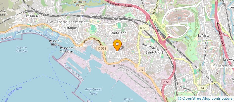 localisation de l'entreprise SCI DU BAC à MARSEILLE