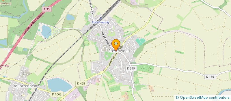 localisation de l'entreprise SCI DU BAC  RSCHWOOG