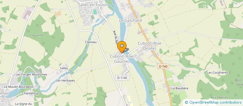 localisation de l'entreprise SCI DU BAC  VALDIVIENNE