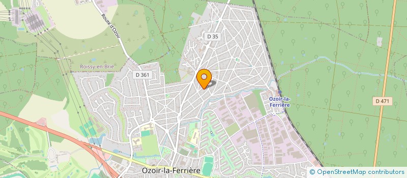 localisation de l'entreprise SCI DU BACCARA  OZOIR-LA-FERRIERE