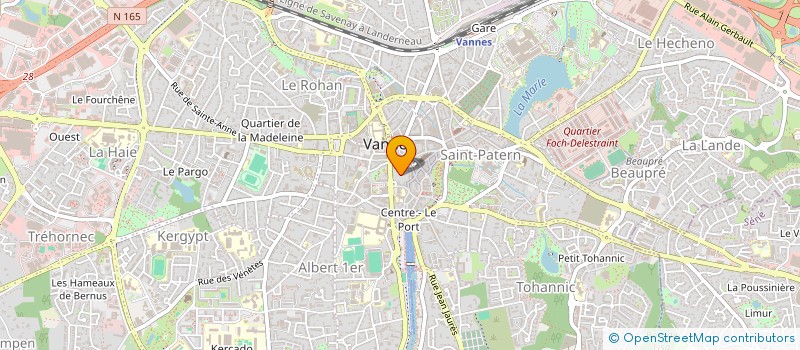 localisation de l'entreprise SCI DU BADAUD à VANNES