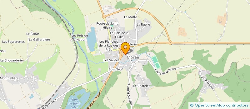 localisation de l'entreprise SCI DU BAIGNON  MOREE