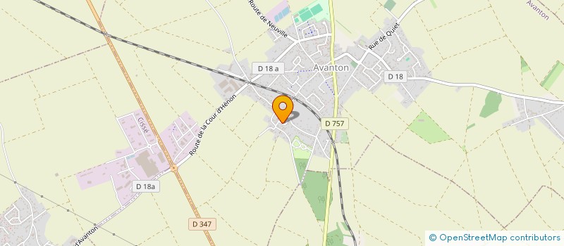 localisation de l'entreprise SCI DU BAIL à AVANTON