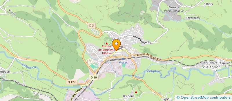 localisation de l'entreprise SCI DU BALAT à MURAT