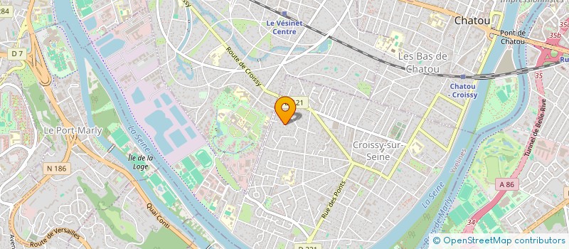 localisation de l'entreprise SCI DU BALLAT  CROISSY-SUR-SEINE