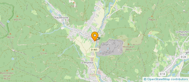 localisation de l'entreprise SCI DU BALLON à LEPUIX