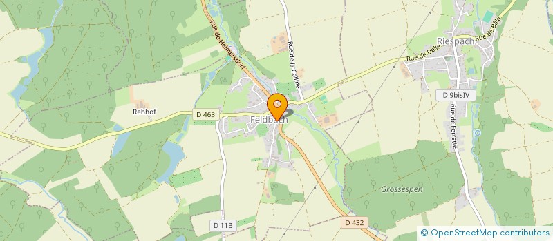 localisation de l'entreprise SCI DU BALLON  FELDBACH