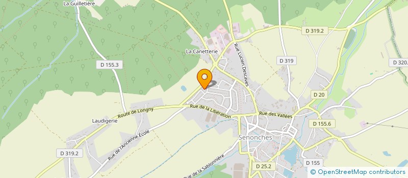 localisation de l'entreprise SCI DU BALLORY à SENONCHES