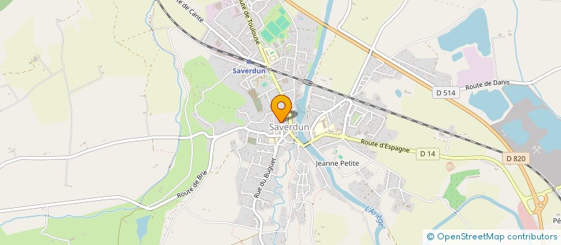 localisation de l'entreprise SCI DU BALOUARD à SAVERDUN