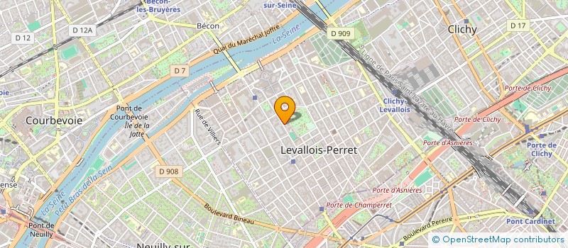 localisation de l'entreprise SCI DU BANC B'ARGAIN à LEVALLOIS-PERRET