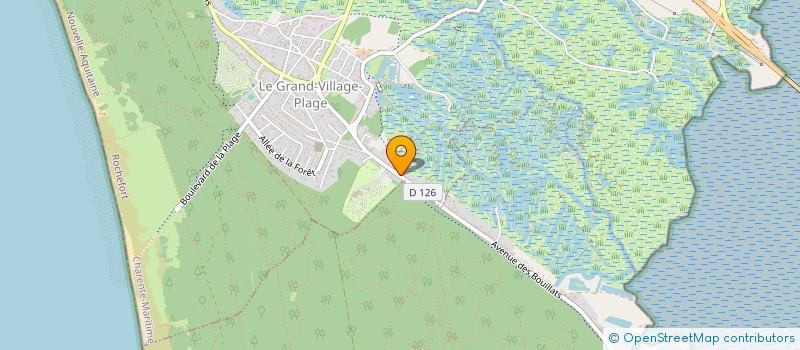 localisation de l'entreprise SCI DU BANC DE SABLE  LE GRAND-VILLAGE-PLAGE