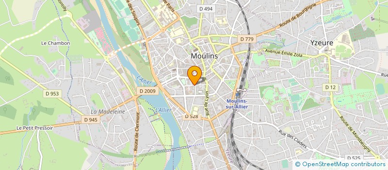 localisation de l'entreprise SCI DU BANLAY à MOULINS