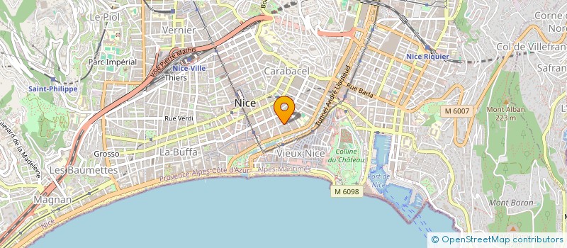 localisation de l'entreprise SCI DU BAOU à NICE