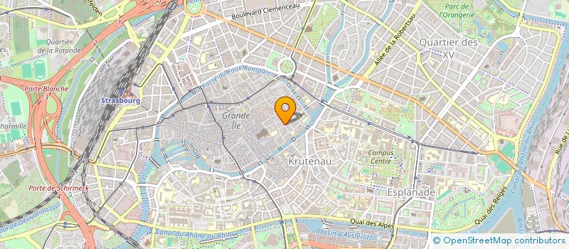 localisation de l'entreprise SCI DU BAR DES SOEURS  STRASBOURG