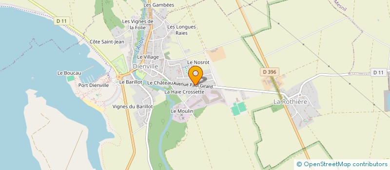 localisation de l'entreprise SCI DU BAR-FOSSE  DIENVILLE