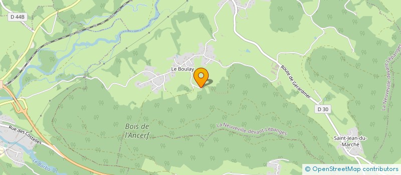 localisation de l'entreprise SCI DU BARBA  LA NEUVEVILLE-DEVANT-LEPANGES