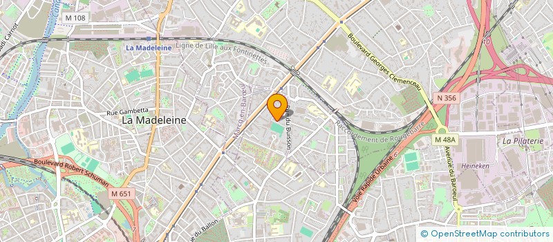 localisation de l'entreprise SCI DU BARBIER à LILLE