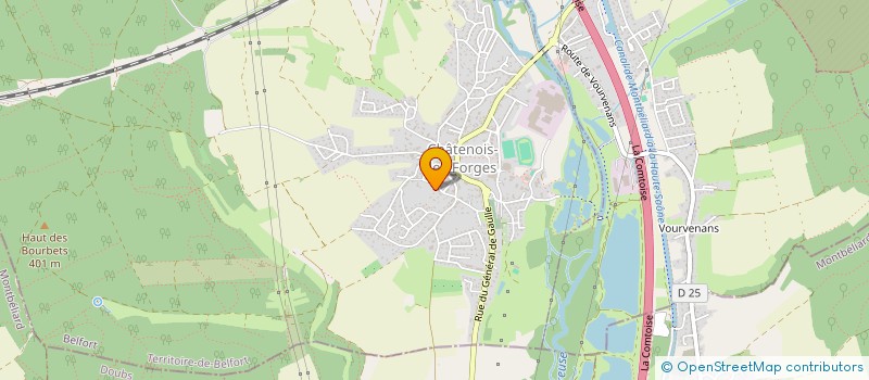 localisation de l'entreprise SCI DU BARCOT à CHATENOIS-LES-FORGES