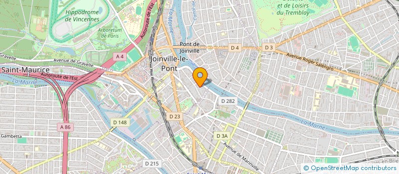 localisation de l'entreprise SCI DU BARRAGE à JOINVILLE-LE-PONT