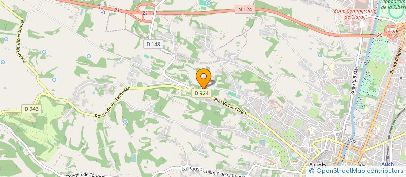 localisation de l'entreprise SCI DU BARRAT à AUCH