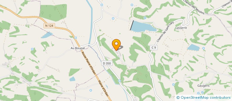 localisation de l'entreprise SCI DU BARRAUS  ORDAN-LARROQUE