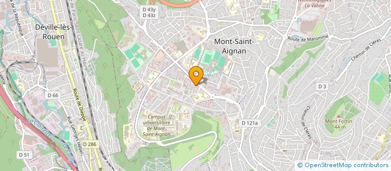 localisation de l'entreprise SCI DU BARROIS  MONT-SAINT-AIGNAN