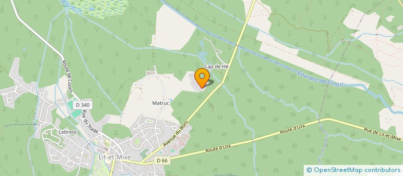 localisation de l'entreprise SCI DU BARROT  LIT-ET-MIXE