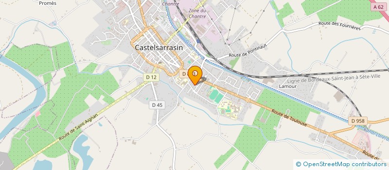 localisation de l'entreprise SCI DU BARROUET  CASTELSARRASIN