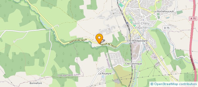 localisation de l'entreprise SCI DU BARRUEL  SAINT-CHELY-D'APCHER