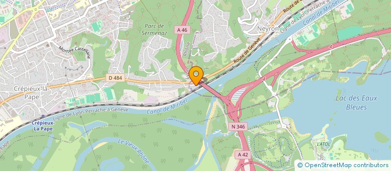 localisation de l'entreprise SCI DU BARRY  NEYRON