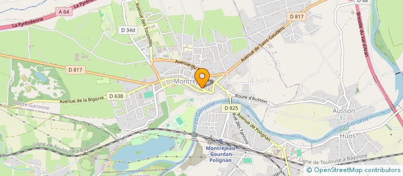 localisation de l'entreprise SCI DU BARRY  MONTREJEAU