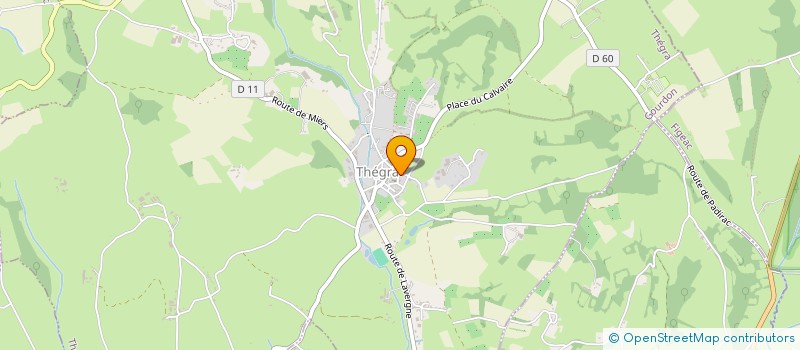 localisation de l'entreprise SCI DU BARRY  THEGRA