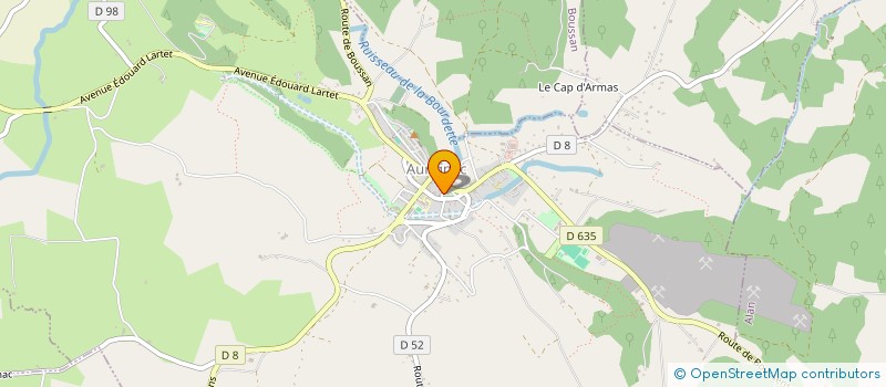 localisation de l'entreprise SCI DU BARRY  AURIGNAC