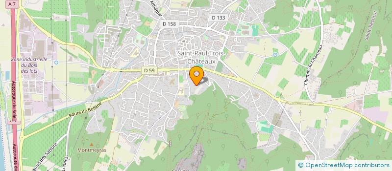 localisation de l'entreprise SCI DU BARRY  SAINT-PAUL-TROIS-CHATEAUX