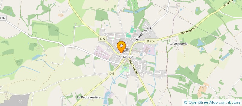 localisation de l'entreprise SCI DU BAS BOURG  CHAUVE