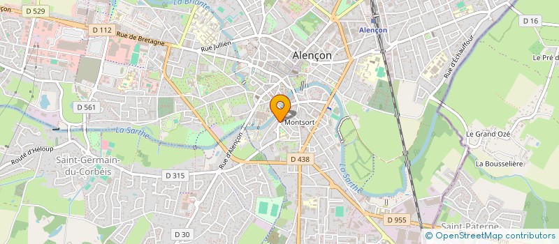 localisation de l'entreprise SCI DU BAS DE MONTSORT à ALENCON