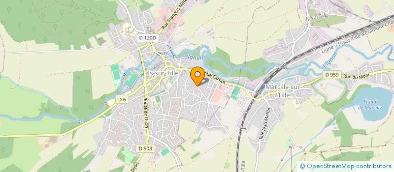 localisation de l'entreprise SCI DU BAS DU MEULEY à IS-SUR-TILLE