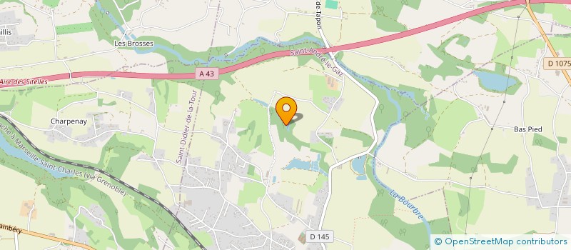 localisation de l'entreprise SCI DU BAS FOURNIER  SAINT-ANDRE-LE-GAZ