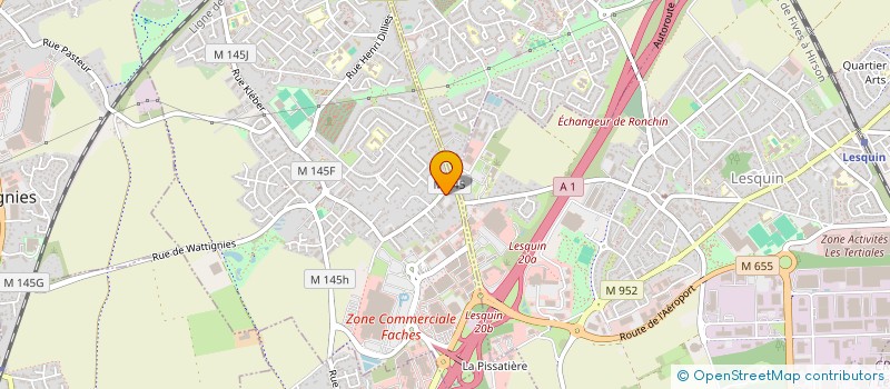 localisation de l'entreprise SCI DU BAS JARDIN  FACHES-THUMESNIL